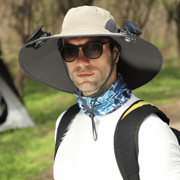 Hot Sale🔥2026 New Ultralight Solar Fan Sun Hat