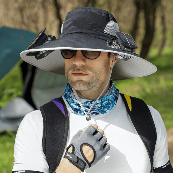 Hot Sale🔥2026 New Ultralight Solar Fan Sun Hat
