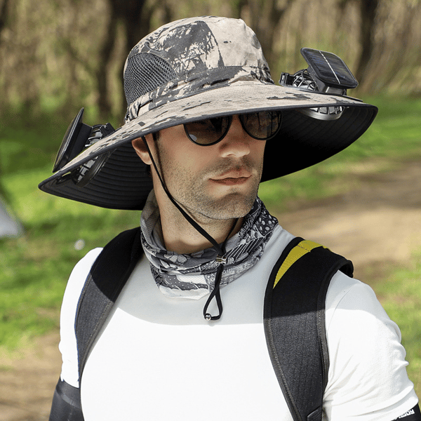Hot Sale🔥2026 New Ultralight Solar Fan Sun Hat