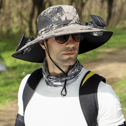 Hot Sale🔥2026 New Ultralight Solar Fan Sun Hat