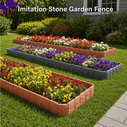 Imitation Stone Garden Fence – DIY Garden Edging Border