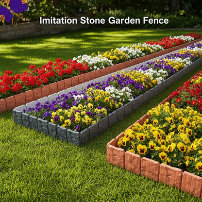 Imitation Stone Garden Fence – DIY Garden Edging Border