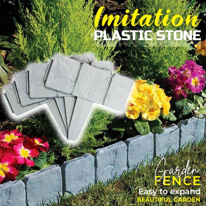 Imitation Stone Garden Fence – DIY Garden Edging Border