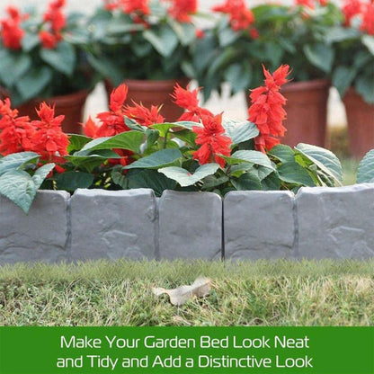 Imitation Stone Garden Fence – DIY Garden Edging Border