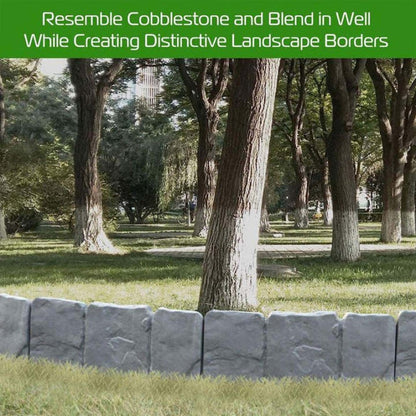 Imitation Stone Garden Fence – DIY Garden Edging Border