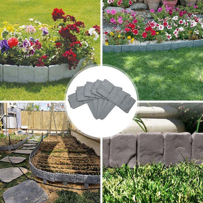 Imitation Stone Garden Fence – DIY Garden Edging Border
