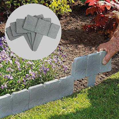 Imitation Stone Garden Fence – DIY Garden Edging Border