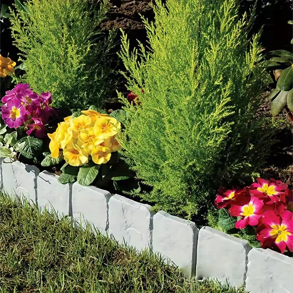 Imitation Stone Garden Fence – DIY Garden Edging Border