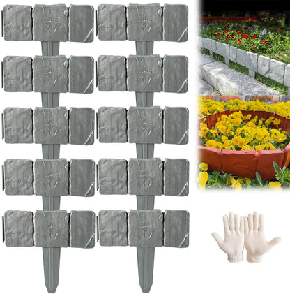 Imitation Stone Garden Fence – DIY Garden Edging Border