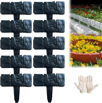 Imitation Stone Garden Fence – DIY Garden Edging Border